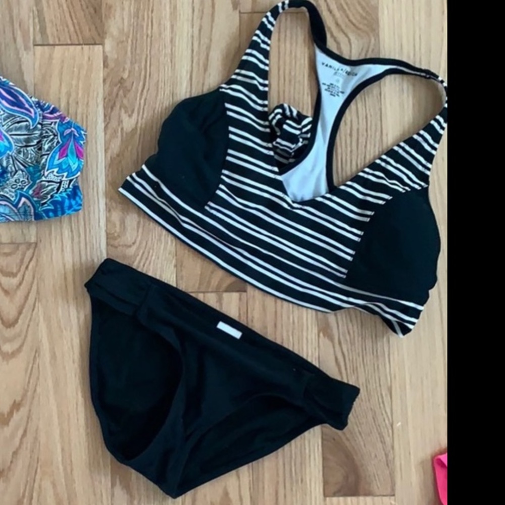 Target | one bikini top, one black bikini bottom